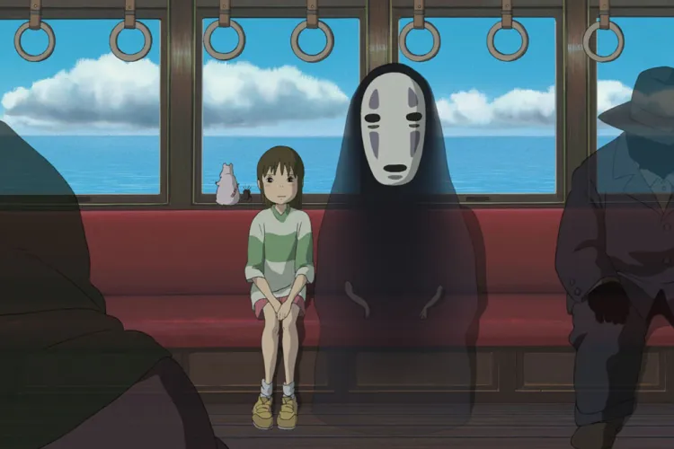 La scène du train dans le Voyage de Chihiro